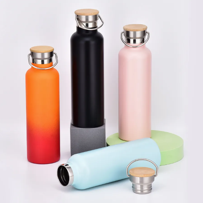 Double Wall Insulated Stainless Steel Gym Sport Water Bottle Vacuum Flask  product main image