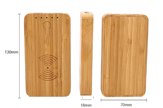 Bamboo Power Bank -  Portable  product main image