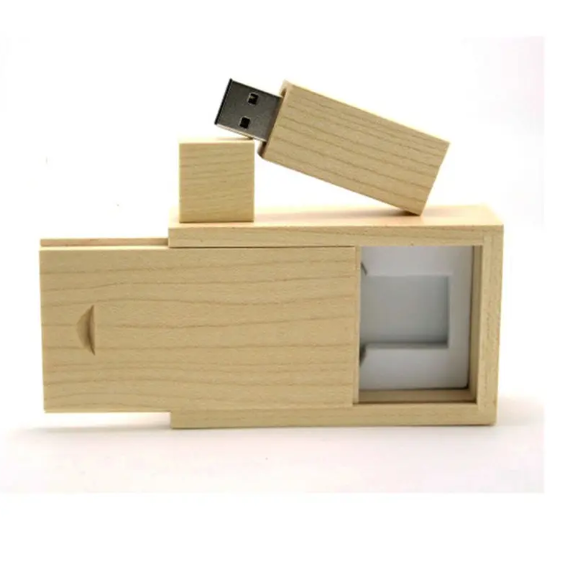 Wooden Usb Flash Drive with Box  product main image
