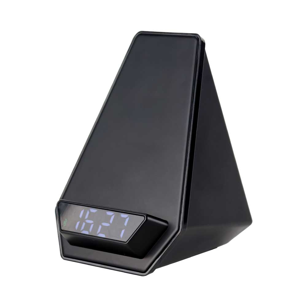 Wireless Charger BT Speaker with Clock & Light-up Logo  product main image